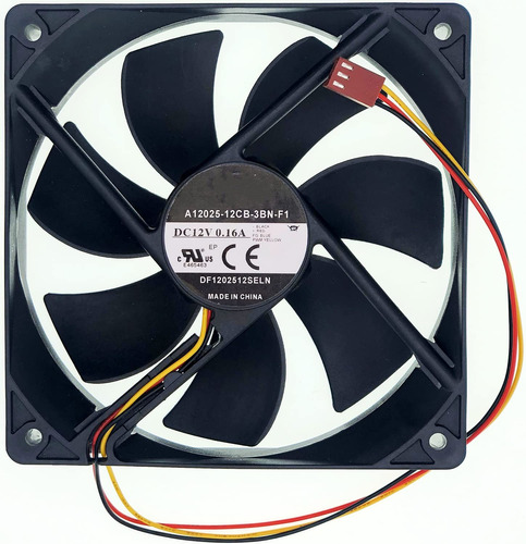 Cooler Ventilador 12cm 12x12 Cooler Master A12025-12cb 3pin