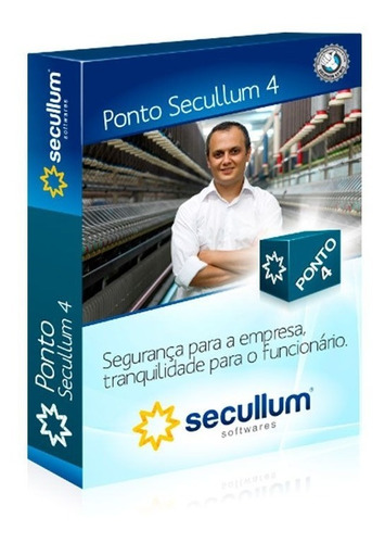 Software Ponto Secullum Ponto 4 Mensal P/ Contrato 12 Meses