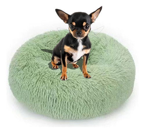 Felpa Redonda Caliente Cama Para Perro Chihuahua