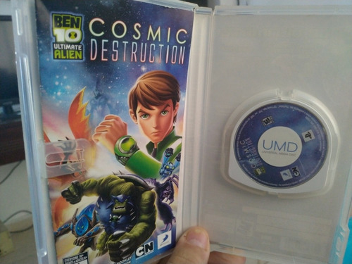 Jogo Psp Umd Ben 10 Cosmic Destruction Impecavel Completo (Usado)