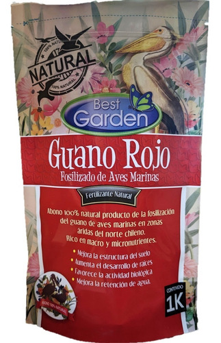 Guano Rojo 1kg. Best Garden