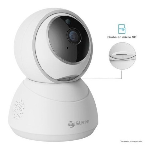 Camara Seguridad Wifi Ethernet Full Hd Robotizada Sensor Mov