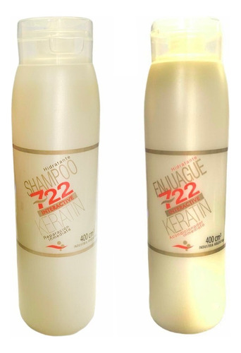 Shampoo +enjuague Keratina Pelo Dañado Reparación 722
