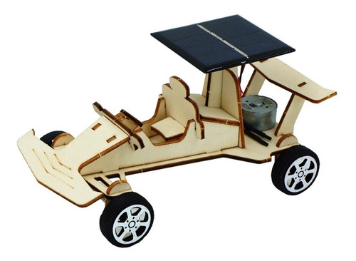 Kit Carro Auto Solar Deportivo Para Armar Con Celda Solar