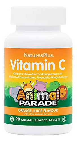 Naturesplus Animal Del Desfile Fuente De La Vida Vitamina C 