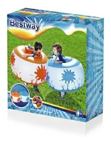 Imagen 10 de 10 de Inflable Bonks Out Choca Y Rebota Sumo Bestway X 2