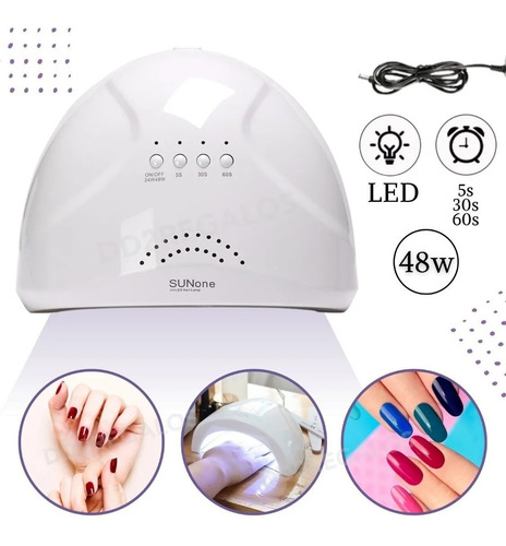 Cabina Uv Led Para Uñas 48w Sun One Lampara Unas Manicuria