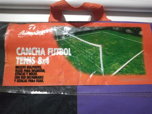 Cancha De Fútbol Tenis De 8x4 , Con Red Y Kit Completo 
