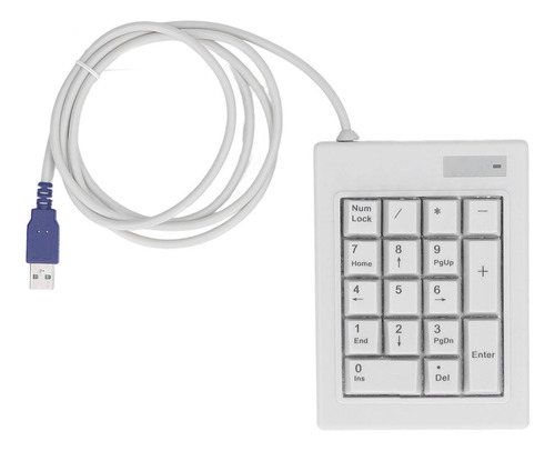 Teclado Numérico Mecânico, 17 Teclas, Ação Linear, Usb, Com