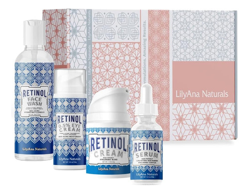 Lilyana Naturals Skin Care Set - Set De Retinol Con Lavado D