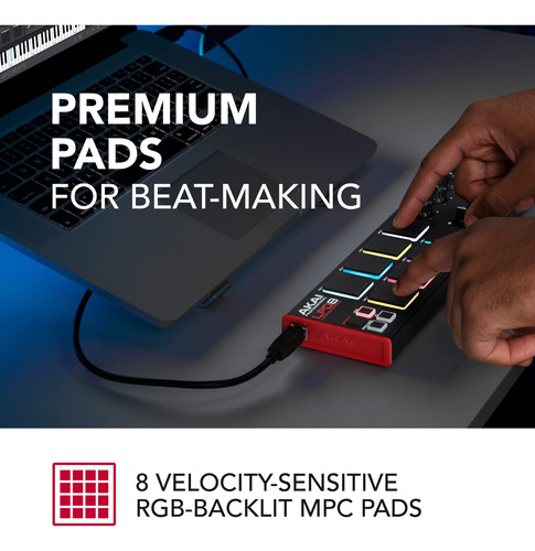 Controlador Midi Akai Professional Mpc Studio Beat Maker Con