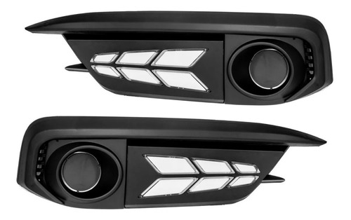 Set 2 Piezas Luz De Dia Niebla Drl Honda Civic 2016 - 2018