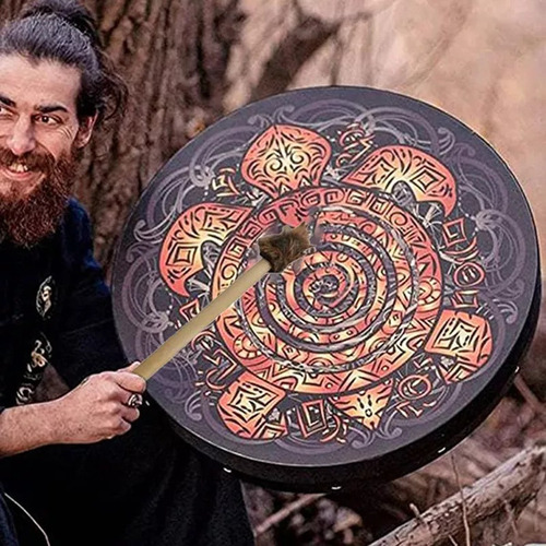 Xile Tambores Chamánicos, Diseño Decorativo De Árbol 10