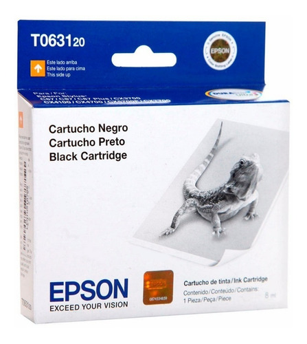 Cartucho Epson T063 Negro -  Stylus C67 C87 Cx-3700 Cx-4100