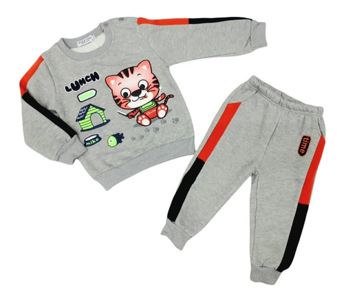 Conjunto Invierno Niño Pants Black Tuna Ad01