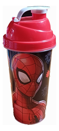 Vaso Milk Shake Spiderman 580ml Plasútil