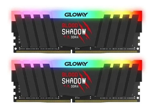 Kit Memória Ram Ddr4 Gloway Série Blood Shadow, 16gb 3200mhz