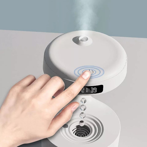 Humidificador Antigravedad Gota De Agua Mas Reloj