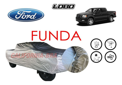 Cover Impermeable Broche Eua Ford Lobo Doble Cabina 2006-08