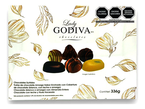 Lady Godiva Trufas De Chocolate Delicatesse Estuche 336 Gms