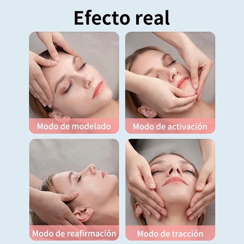 Masajeador Facial De Microcorriente Recargable Máquina De Belleza Lifting Y Reductor De Arrugas Blanco Aparatos Faciales Rejuvenecedor