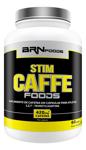 Termogenico Cafeina (pre Treino) 60 Caps - Melhor Preço!!