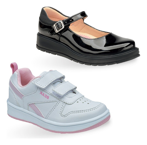 Zapatos/tenis Escolares Super Shoes Kit Niña