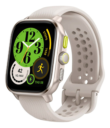 Reloj Inteligente Amazfit Cheetah Square Smartwatch 1.39´´ Color de la caja Crema