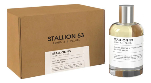 Perfume Unisex Stallion 53 100ml Esencia Amaderada Fuerte