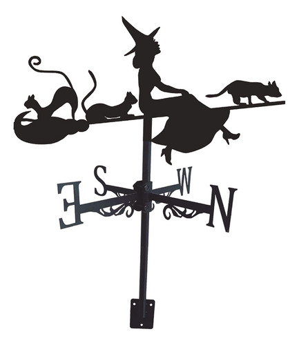 Weathervane Weather Rust Bruja Y Gato Bruja Y Gato