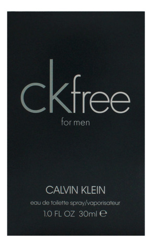 Perfume Calvin Klein Ck Free Eau De Toilette 30 Ml Para Homb