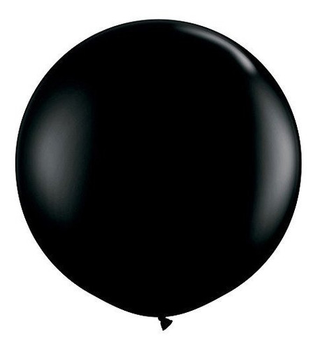 36 Pulgadas Globo De Látex Negro (premium Helio Calidad) Emb