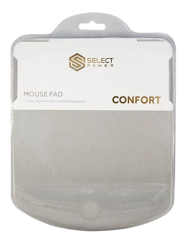 Mousse Pad Ergonomico Select Sound Pad01-sp Color Gris
