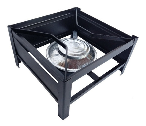 Fogareiro A Álcool Com Tripé Grande 25x25x11