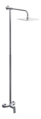Hidromet Raptor 9491CRCR griferia ducha monocomando barral flor cuadrada moderna color cromo