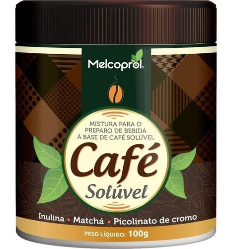 Imagem 1 de 1 de 1 Café Solúvel - Inulina/ Matchá/ Picolinato De Cromo - 100g