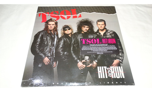 T.s.o.l. - Hit And Run '1987 (hard Rock Punk Enigma Sticker 