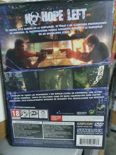 Resident Evil 6 Pc Fisico Nuevo Castellano Abasto