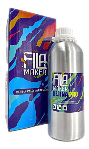 Resina Para Impresora 3d Filamaker Estándar 1kg Colores