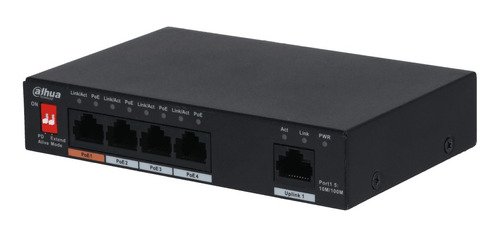 Switch Poe Dahua  P/dvr 4 Salidas Modelo Dh-pfs3005-4et-60