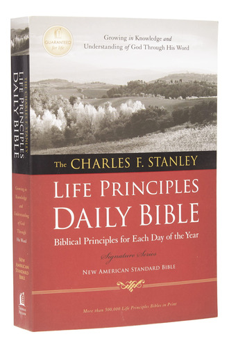Nasb, The Charles F. Stanley Life Principles Daily Bible, Pa