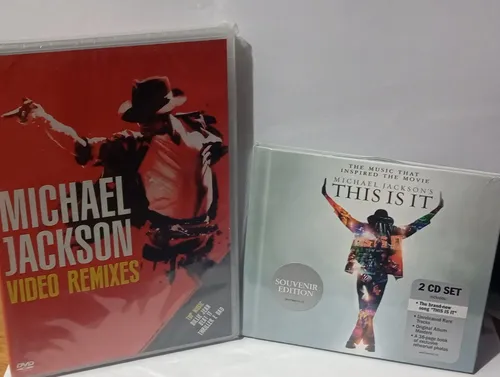 Kit Michael Jackson Dvd Video Remixes + Cd Duplo This Is It