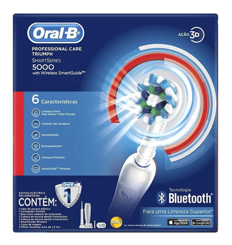Escova Elétrica Oral-b Professional Care 5000 D34 220v