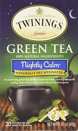 Twinings Noche Calma De Té Verde, 20 Bolsitas De Té