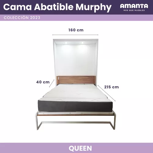 Cama Abatible Horizontal  Amanta — Amanta Muebles