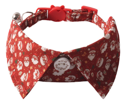 Collar Navideño Para Gatos, Serie Navideña, Collar Rojo