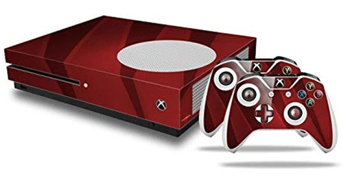 Vintageid 25 Red Decal Style Skin Set Se Adapta A Xbox One S