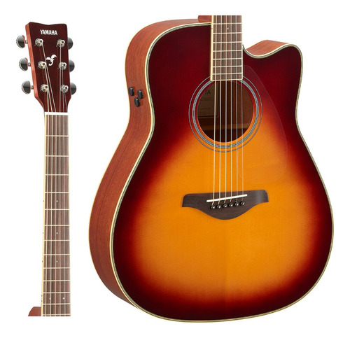 Violao Yamaha Fgc-ta Bs Transacustic