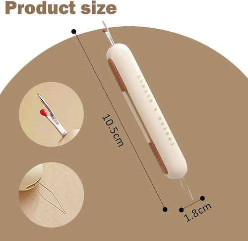 Kit De Herramientas: Deshilachador De Costuras Y Hilo, 3pcs