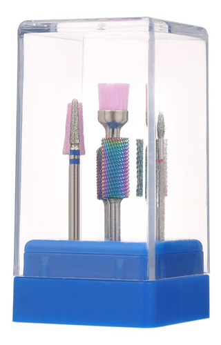 Juego De 7 Brocas Para Uñas De Carburo De Tungsteno Para Man